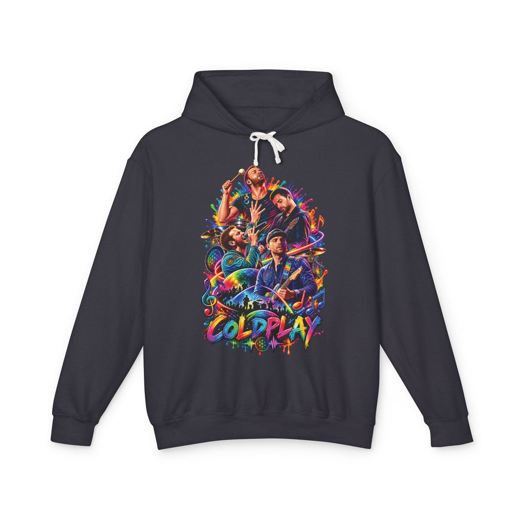 Coldplay band collage Hoodie | Colorful portrait graphic sweatshirt