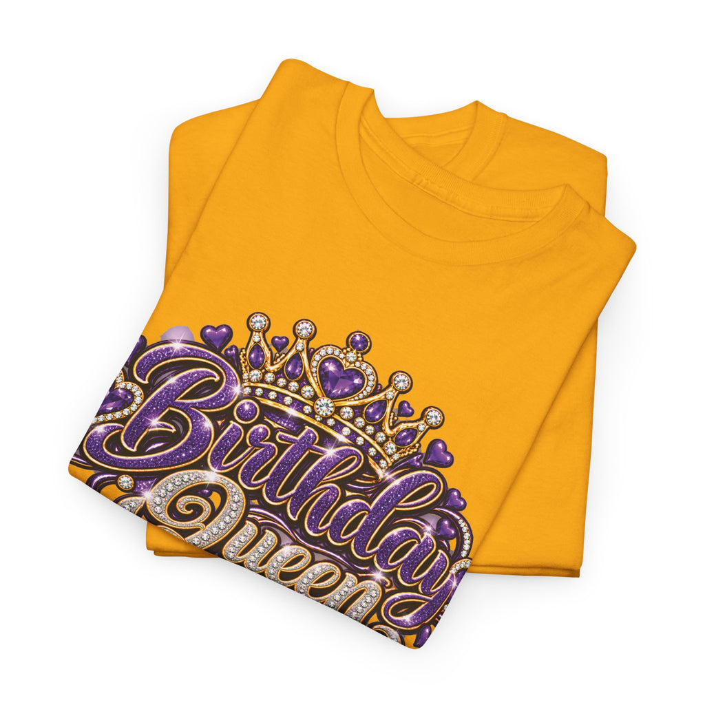 Birthday Purple Queen Graphic T-Shirt