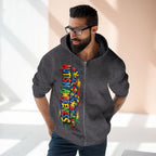 Autism Awareness Puzzle Heart Zip Hoodie | Colorful Awareness Design