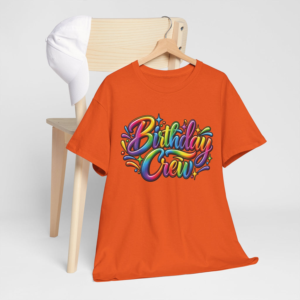 Birthday Crew Colorful Celebration T-Shirt