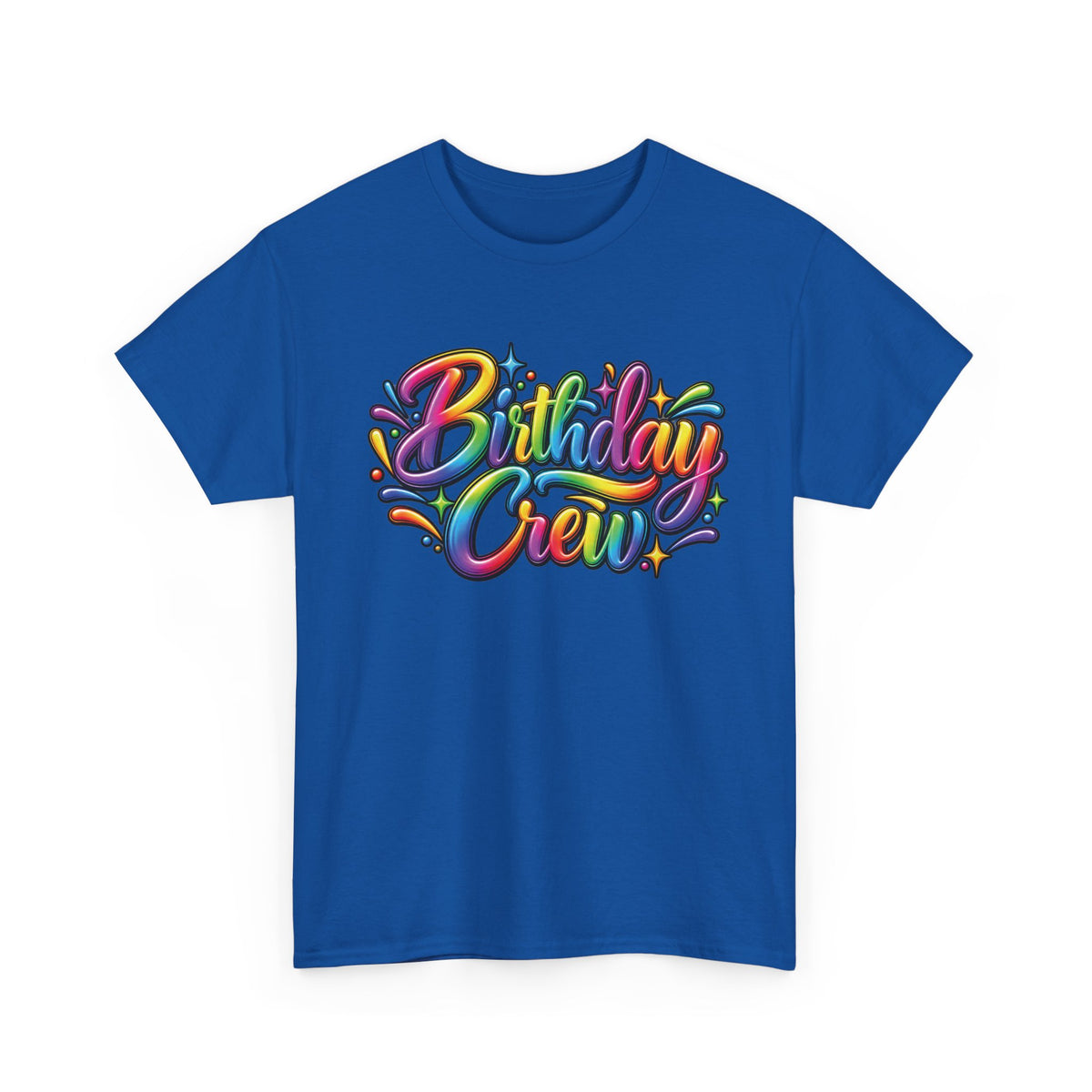 Birthday Crew Colorful Celebration T-Shirt
