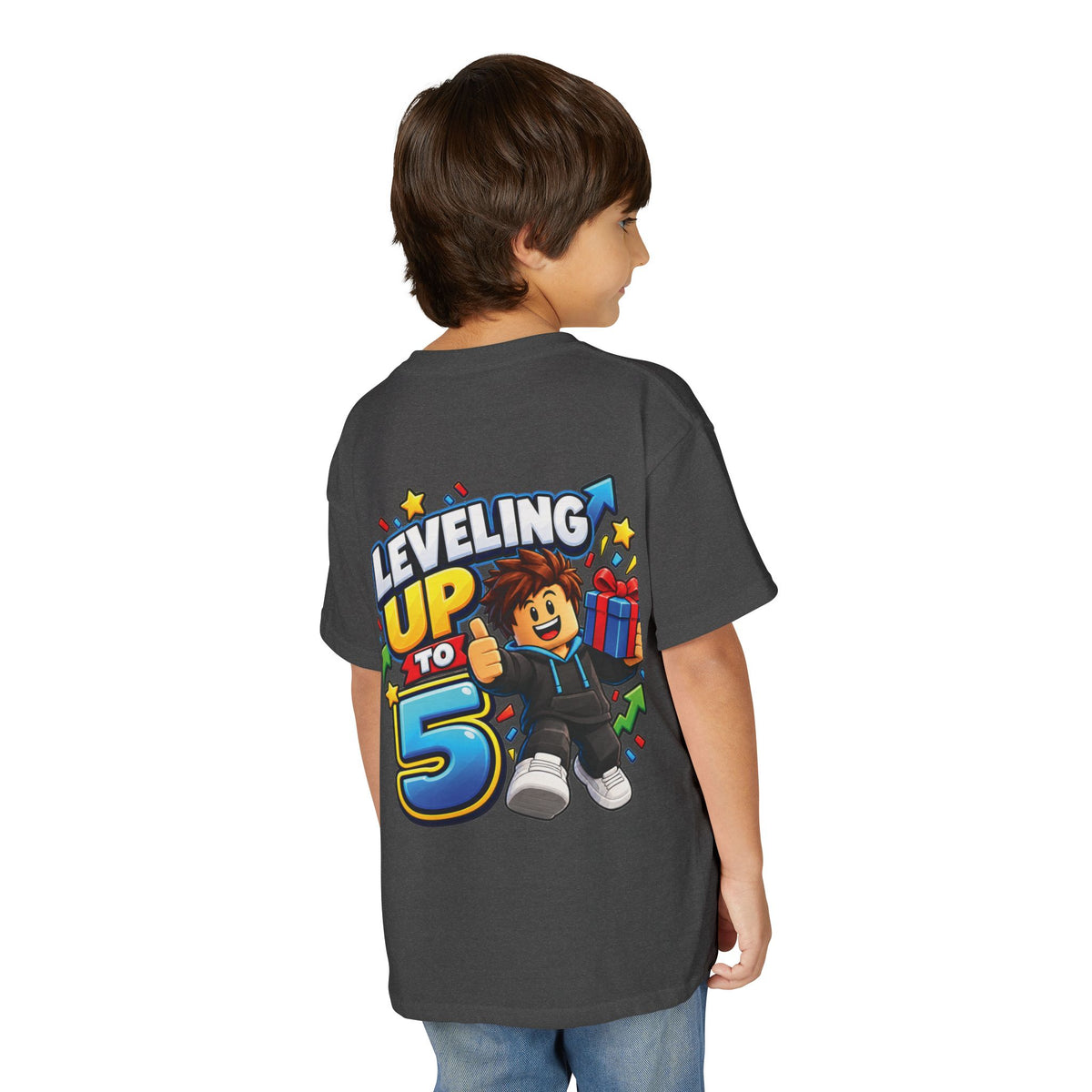 Roblox Birthday “Leveling Up to 5” Youth T-Shirt