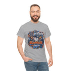 Detroit Batter Up T-Shirt | Baseball City Skyline Tee