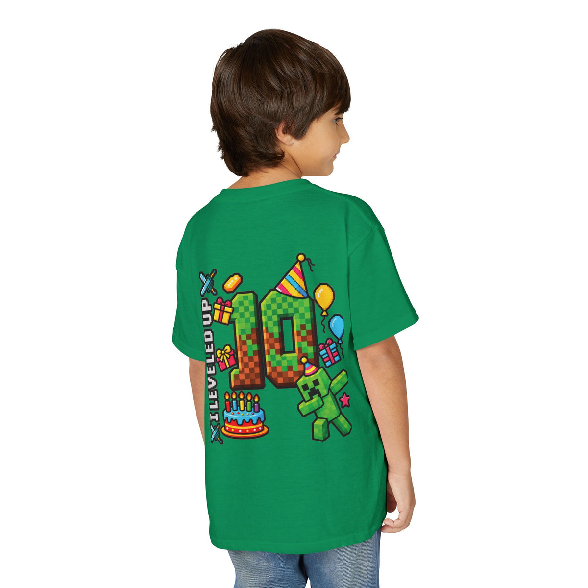 Minecraft-Inspired “Bruh, It’s My Birthday” Youth T-Shirt