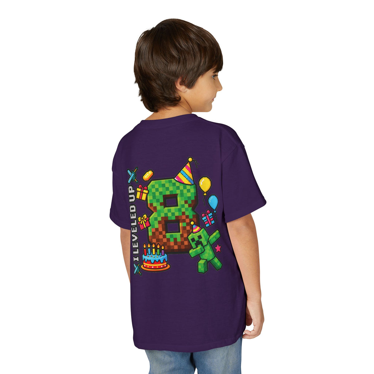 Bruh It’s My Birthday Minecraft-Inspired Youth T-Shirt