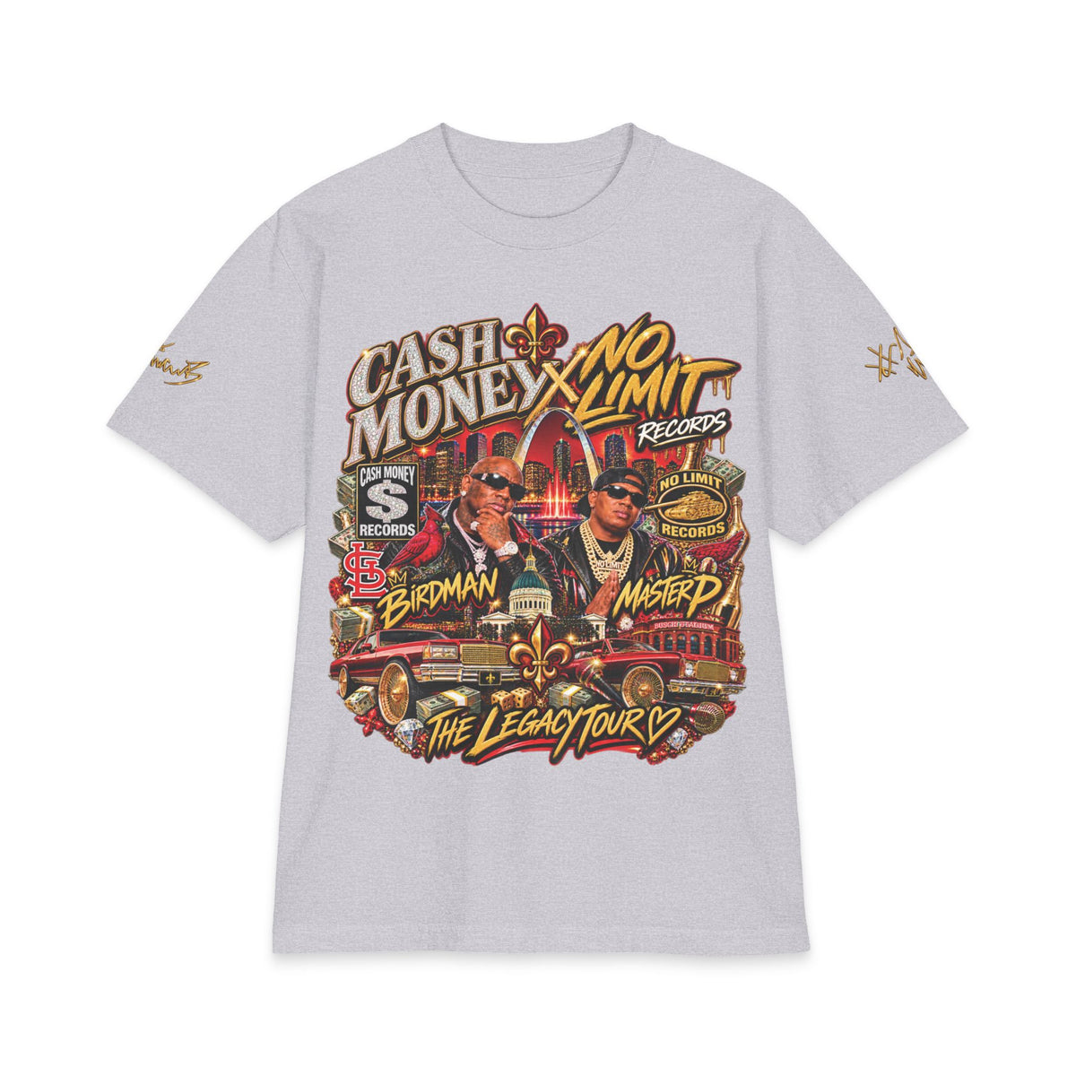 Cash Money No Limit Tour T-Shirt | Vintage Hip Hop Concert Tee