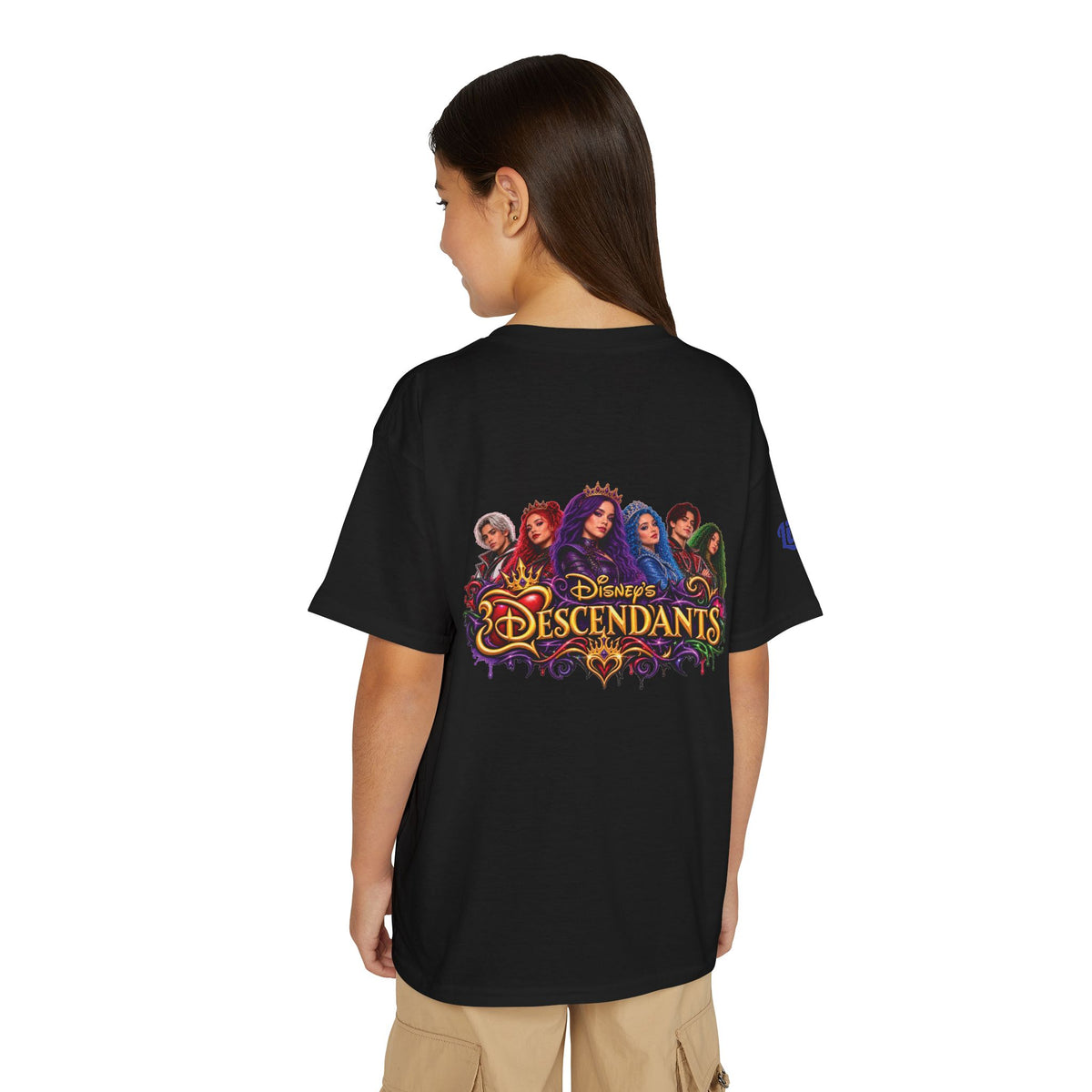 Descendants and Zombies worlds Collide Logo Youth T-Shirt | Movie Character Tee