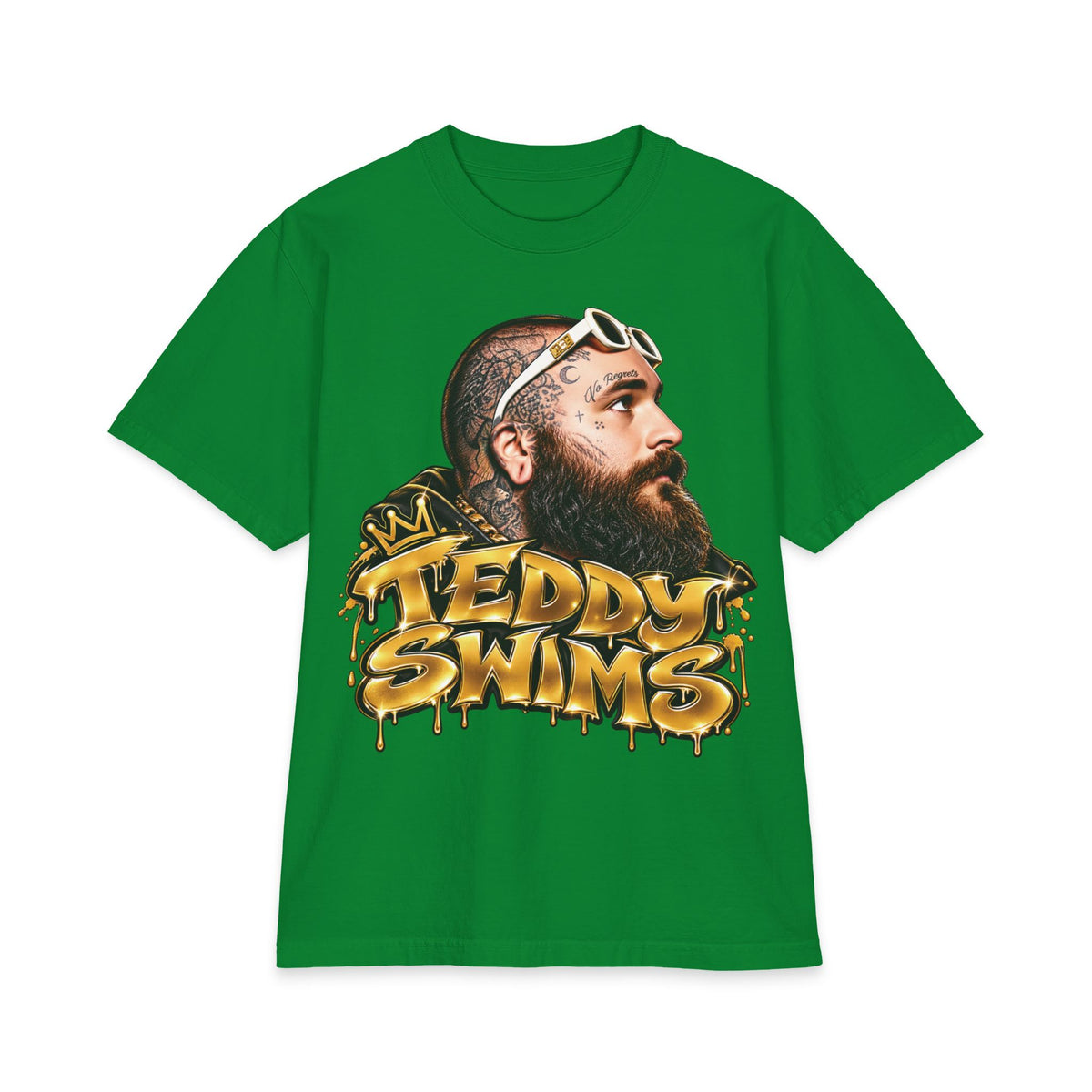 Teddy Swims Portrait Tee | Graffiti Logo T-Shirt