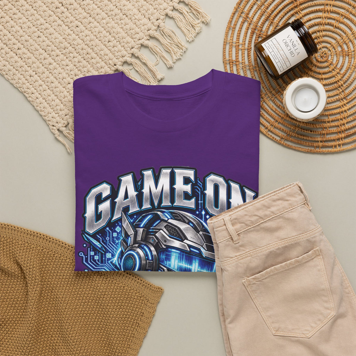 Game On Level Up Gamer Graphic T-Shirt