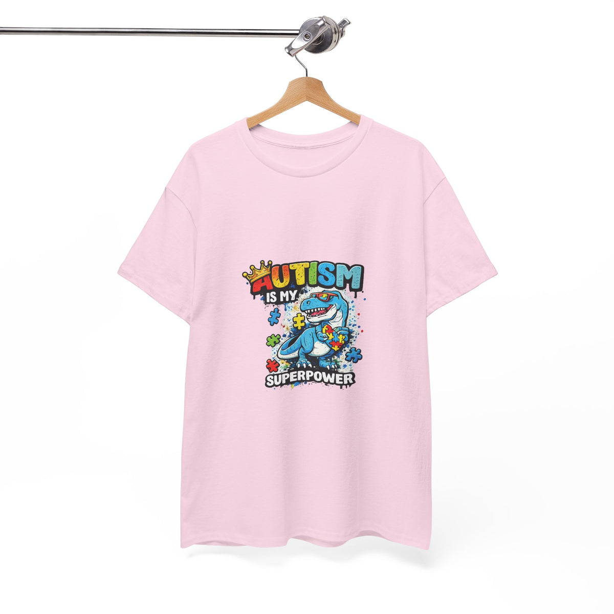 Autism Is My Superpower T-Shirt | Puzzle Piece Shark Design
