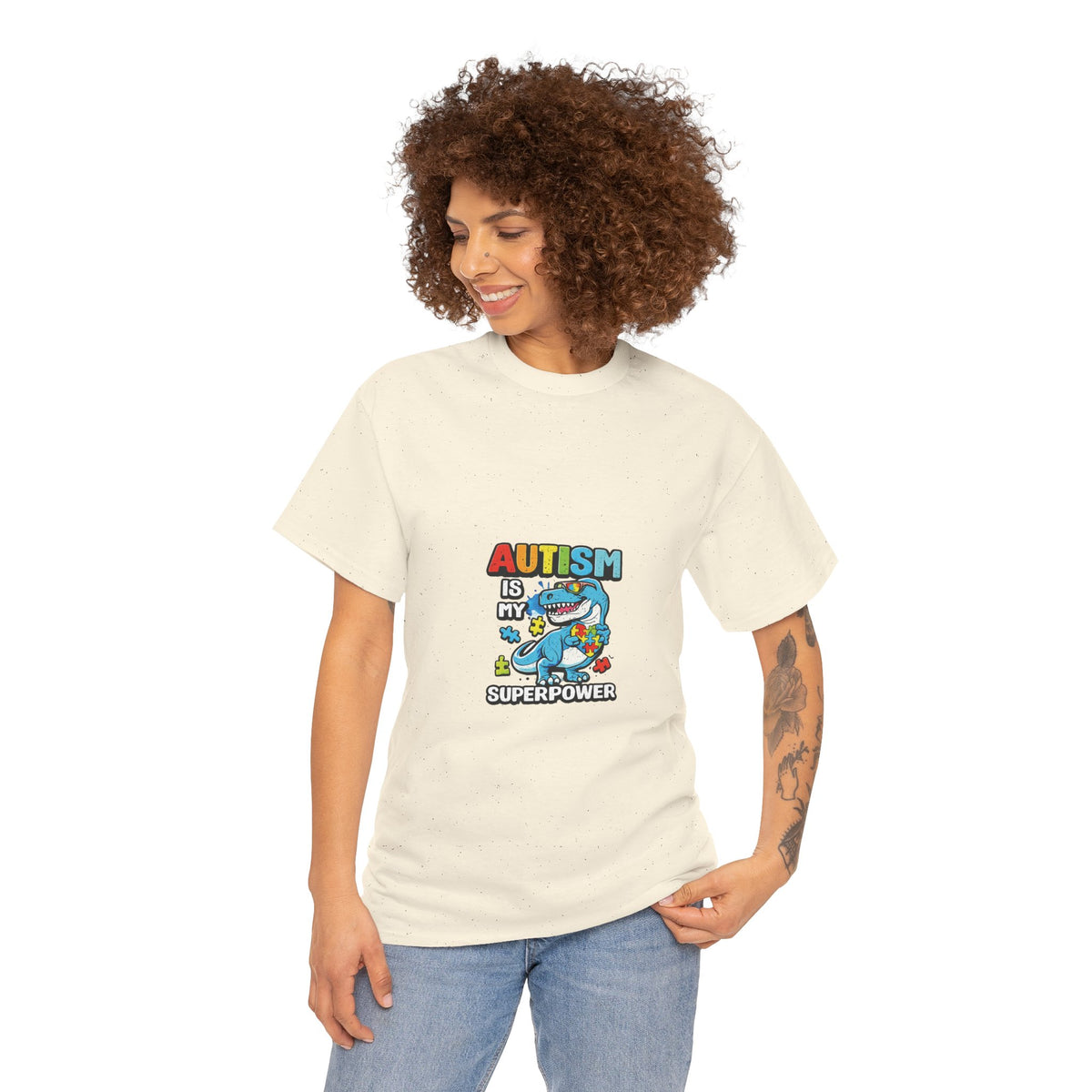 Autism Is My Superpower T-Shirt | Cute Shark Graphic Tee