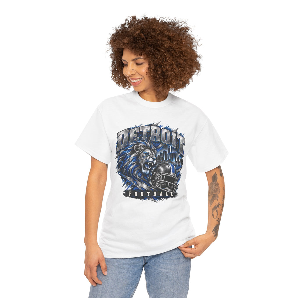 Detroit Football Lion Graphic Tee