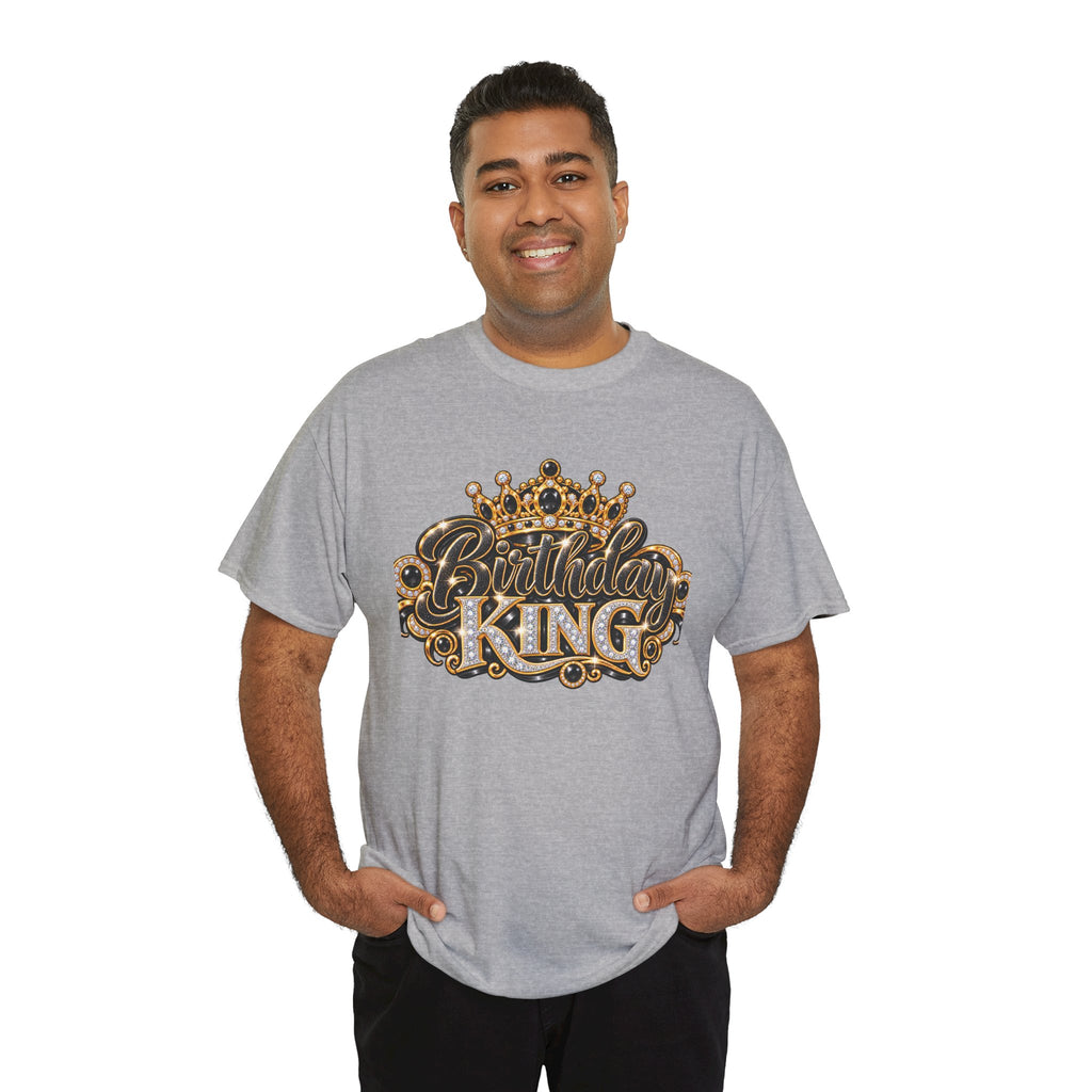 Birthday King Crown Graphic T-Shirt