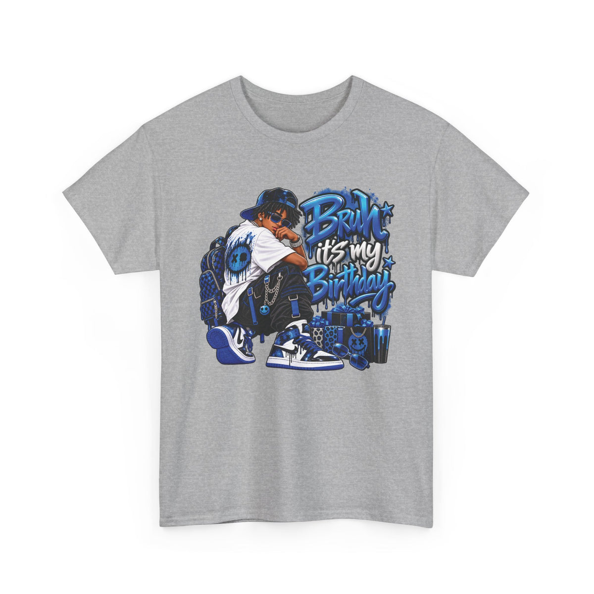 Bruh It’s My Birthday Graphic T-Shirt