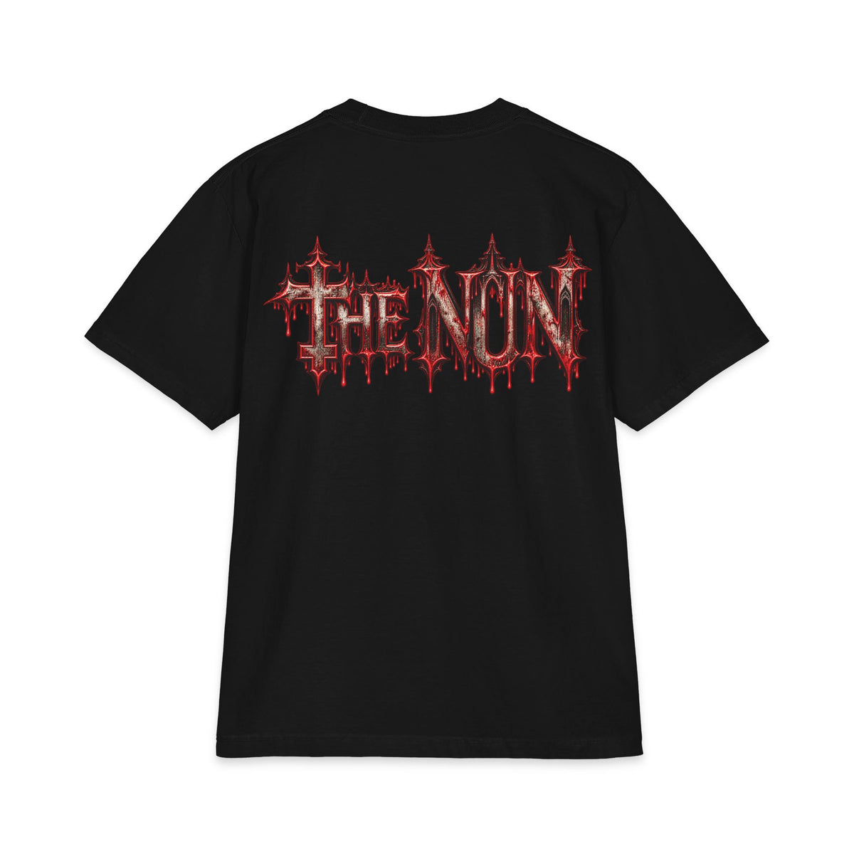 Horror Nun Illustration T-Shirt | Shes Watchin You Gothic Horror Tee