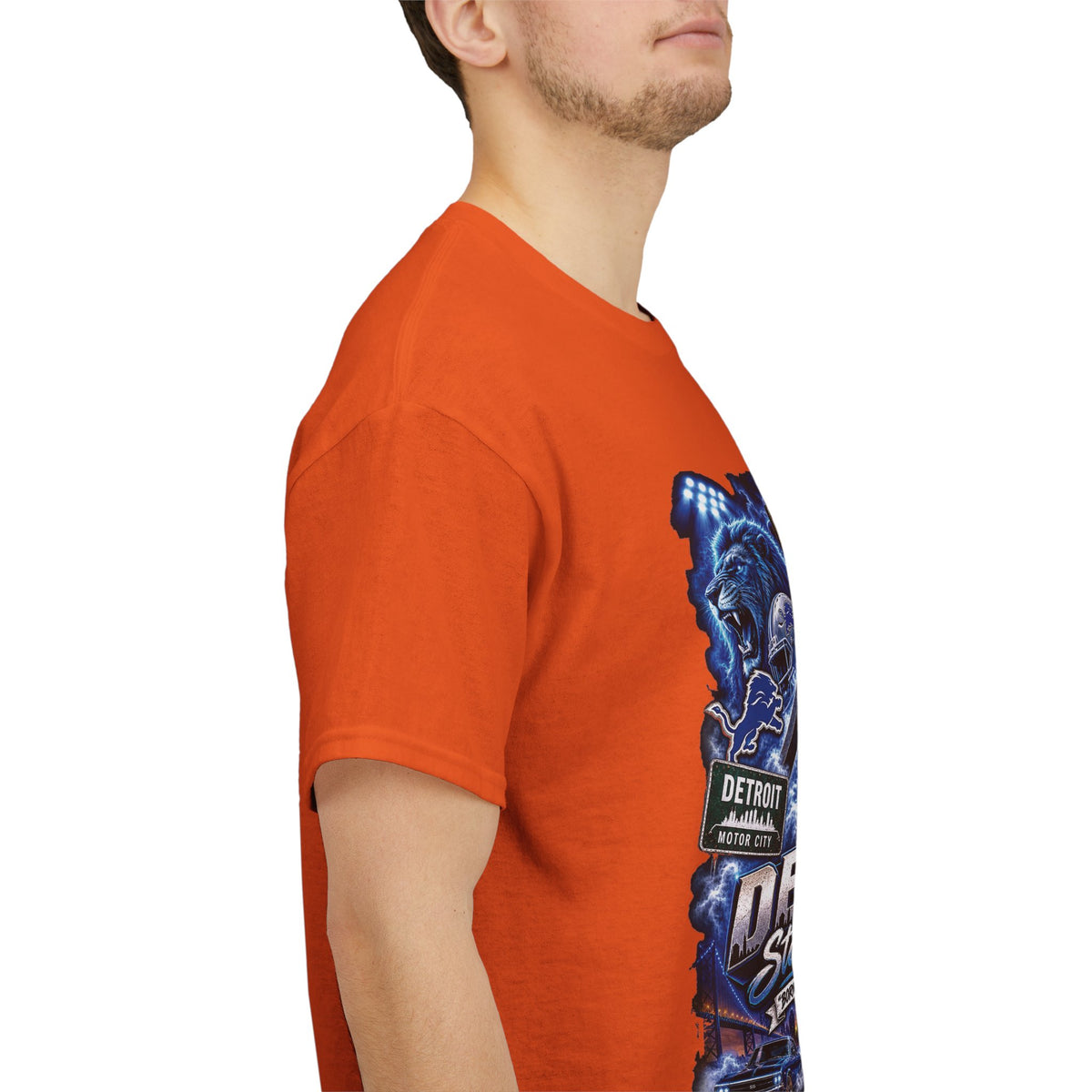 Detroit Skyline Collage Tee | Motor City Vintage Graphic T-Shirt