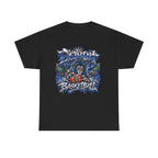 Detroit Basketball Lion Graphic Tee | City Streetball Detroit D Logo