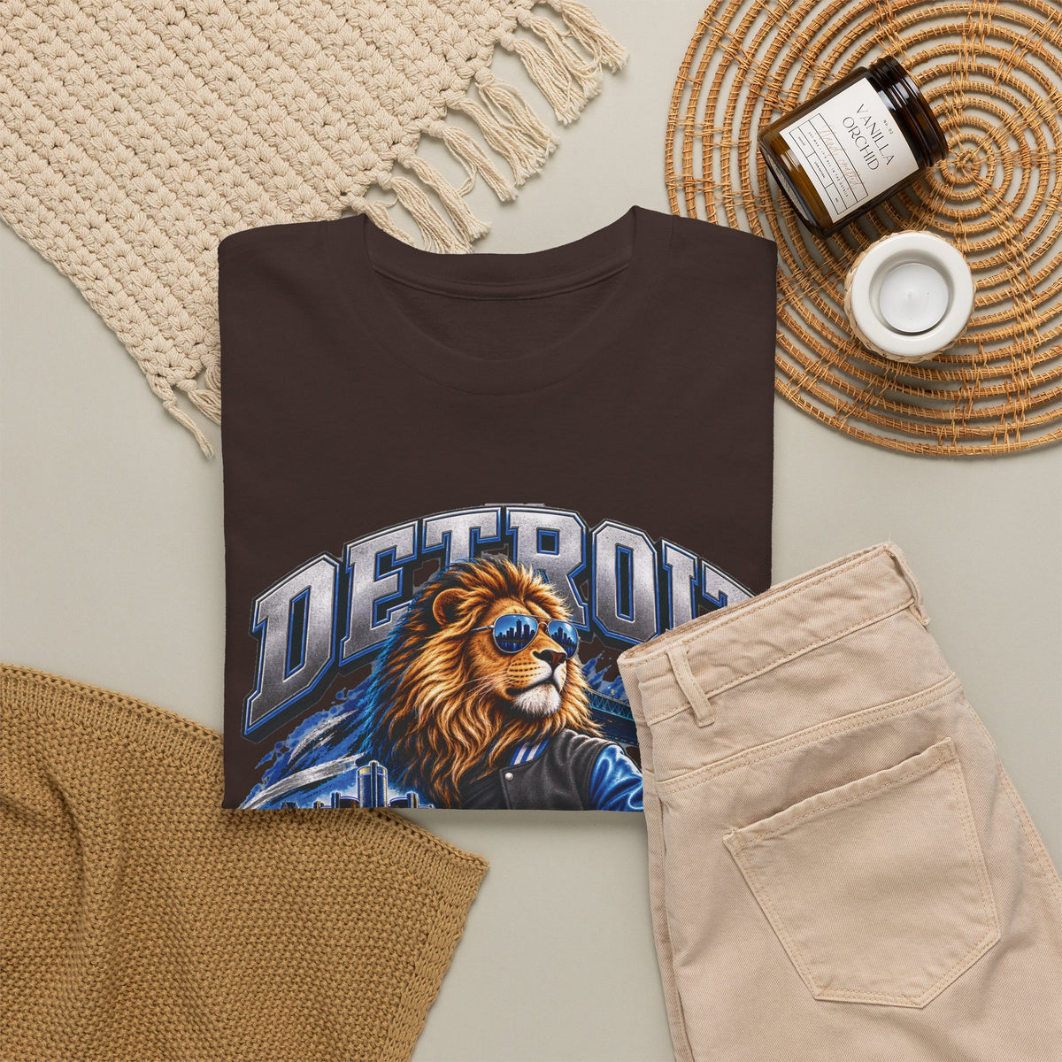 Detroit Lions Football Graphic T-Shirt