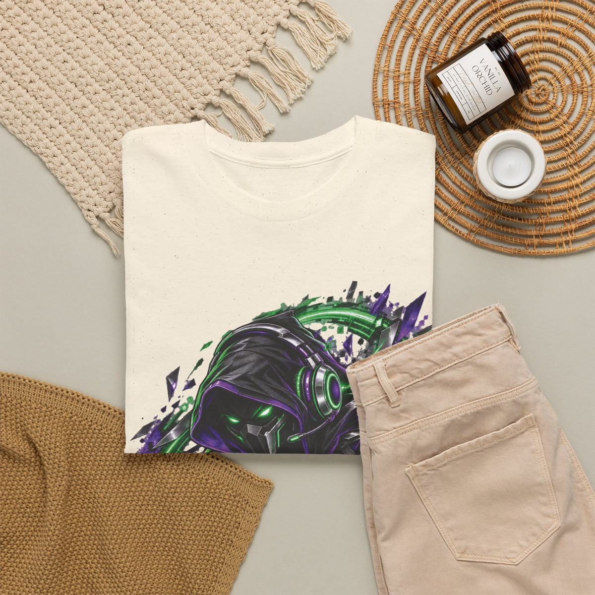 Dark Fantasy Samurai Warrior Video Game T-Shirt