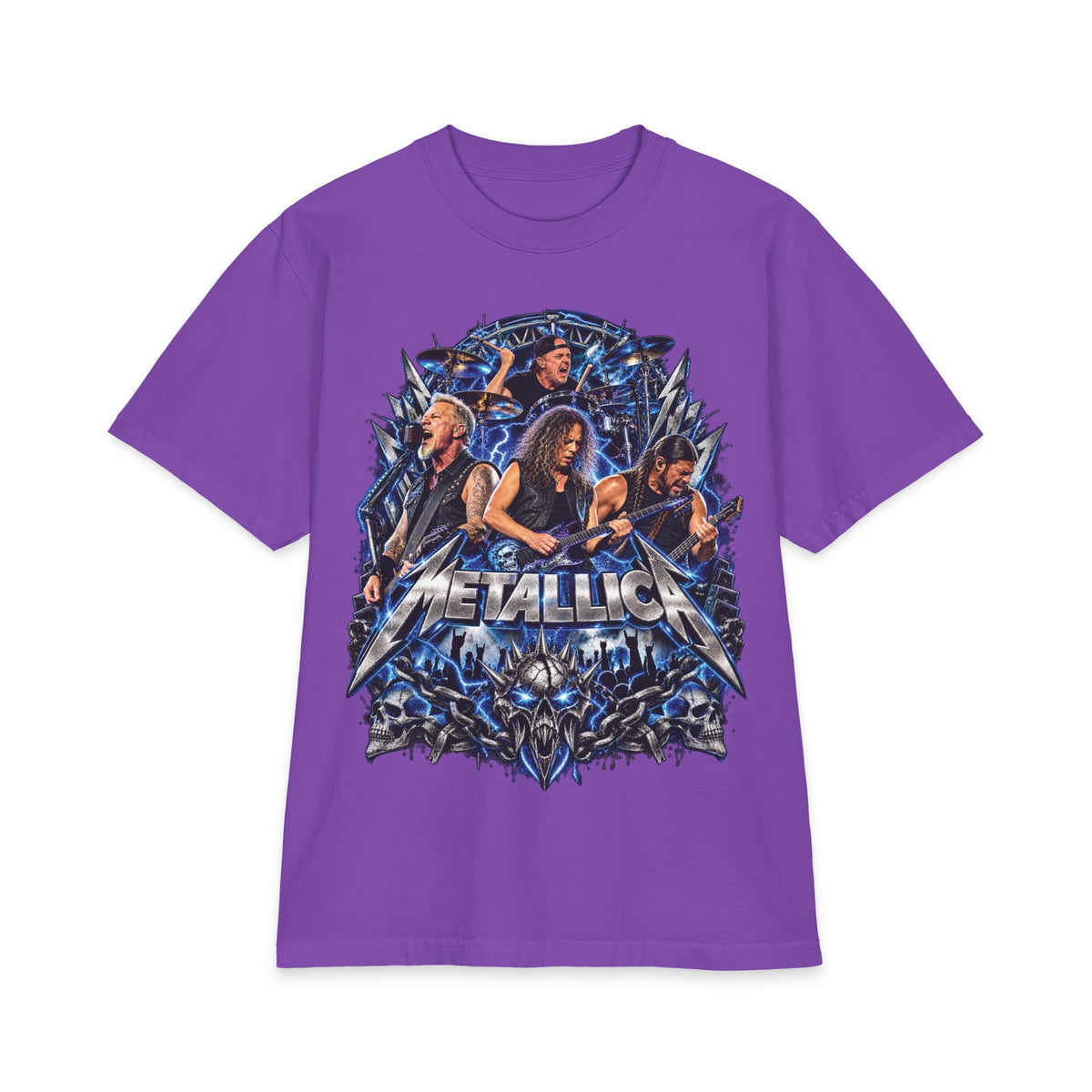 Metallica band montage T-Shirt | Rock band graphic tee