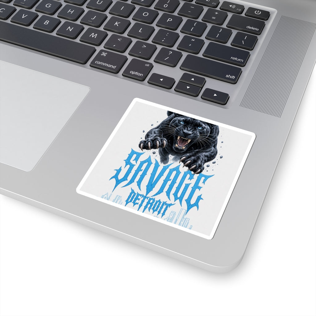 Savage Detroit Panther Kiss-Cut Sticker | Black Panther, Urban City