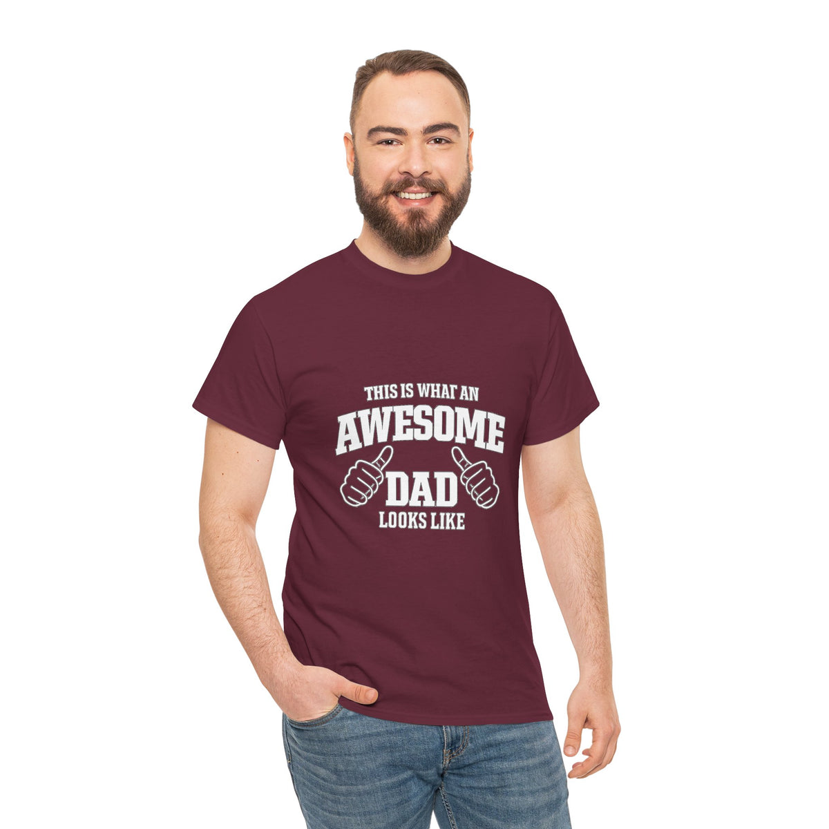 Awesome Dad T-Shirt | "This Is What An Awesome Dad Looks Like", Fathers Day Tee