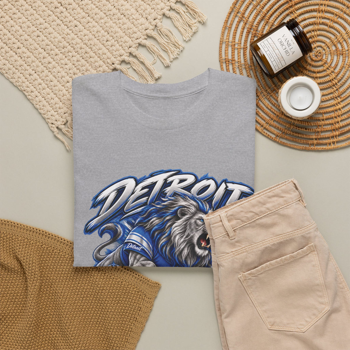 Detroit Game Day Lions Football T-Shirt