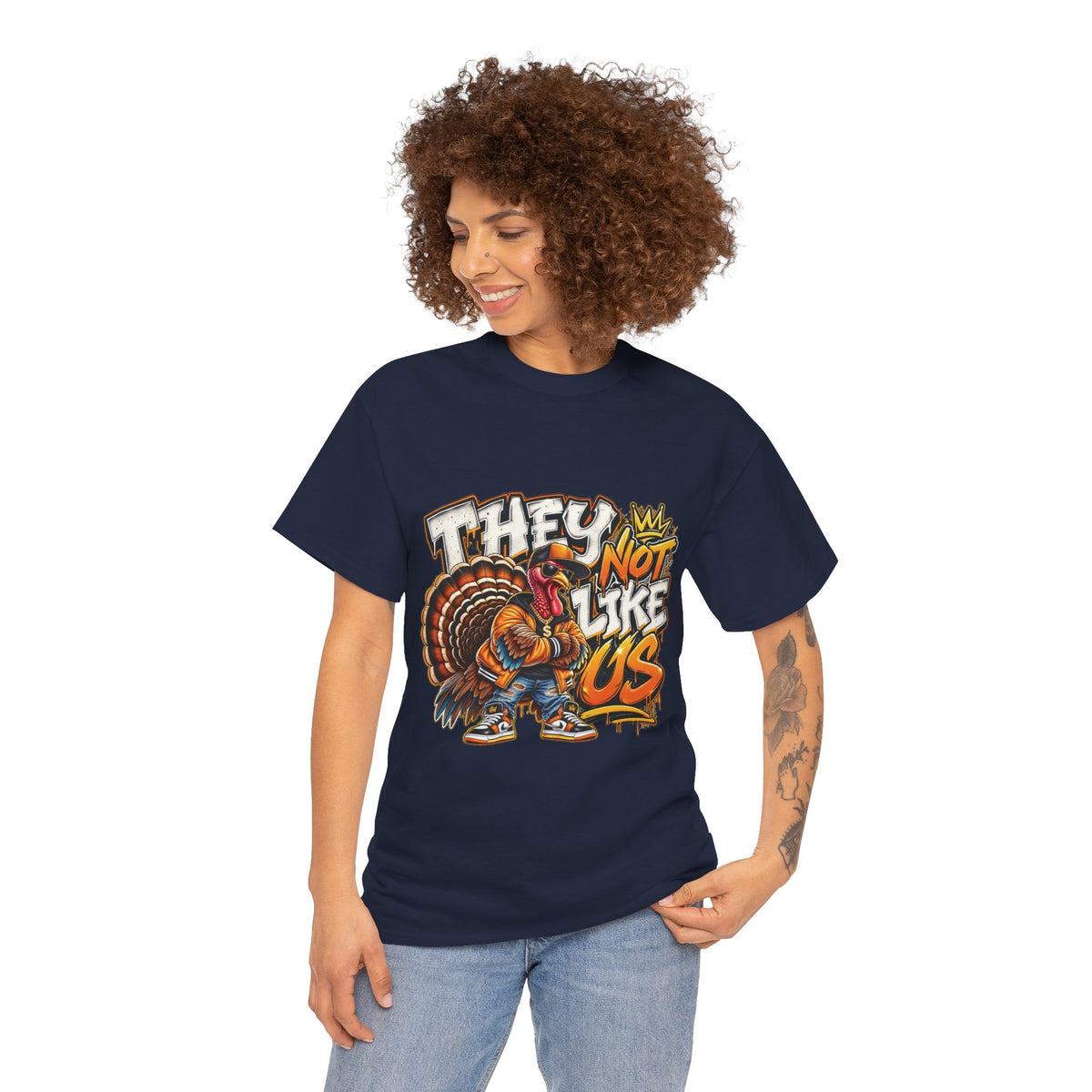 They Not Like Us Turkey Tee | Streetwear Thanksgiving Graphic Shirt