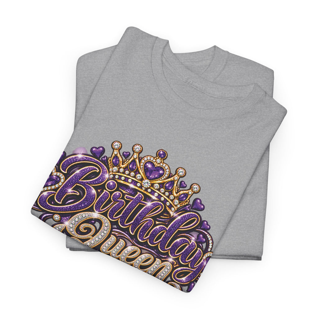 Birthday Purple Queen Graphic T-Shirt