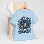 Game Over Skull Gamer T-Shirt | Level Up Graphic Tee
