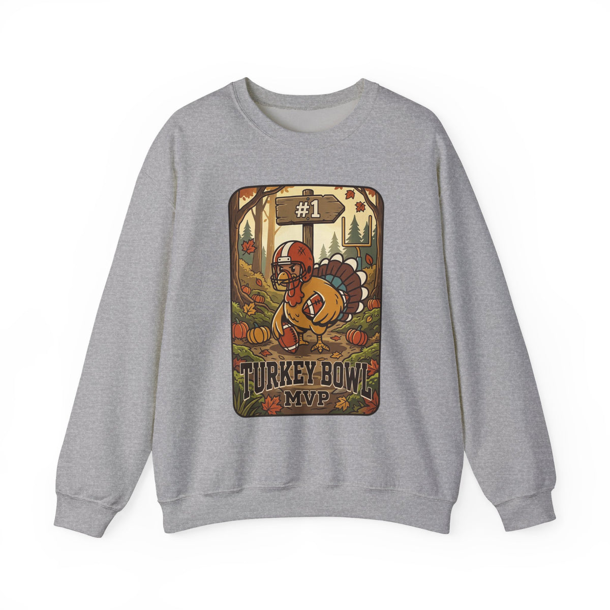 Turkey Bowl MVP Sweatshirt | Thanksgiving Football Turkey