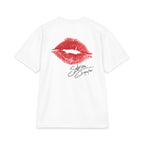 Sabrina C Collage Pinup Portraits T-Shirt | Retro Lip Print Tee