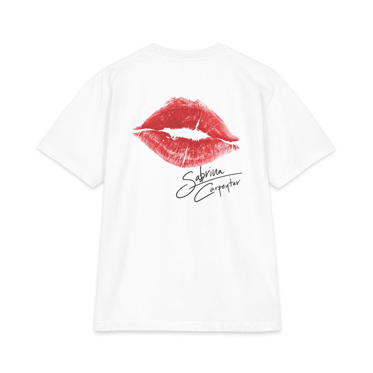 Sabrina C Collage Pinup Portraits T-Shirt | Retro Lip Print Tee