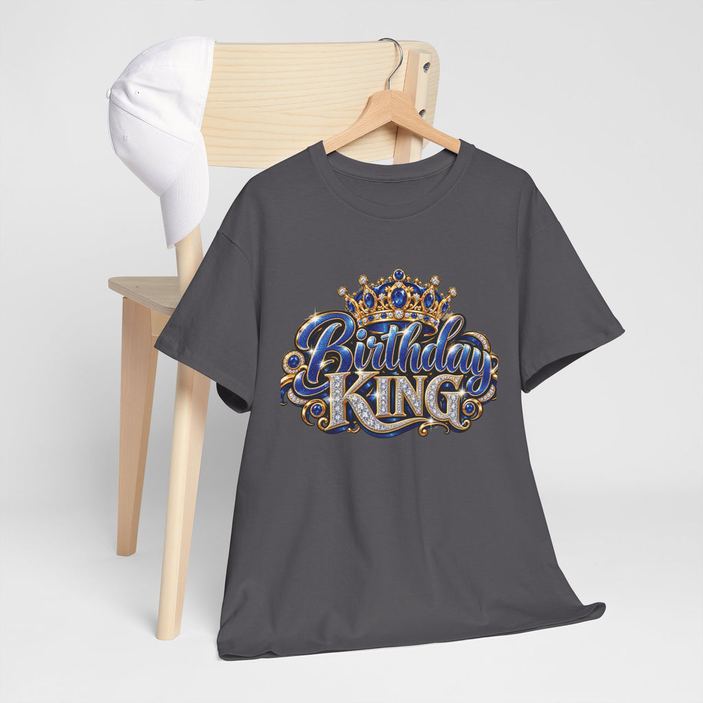 Birthday King Crown Graphic T-Shirt
