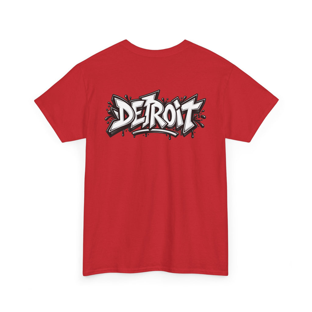Detroit Lion Graffiti tee | Colorful Drip Lion Detroit Tee