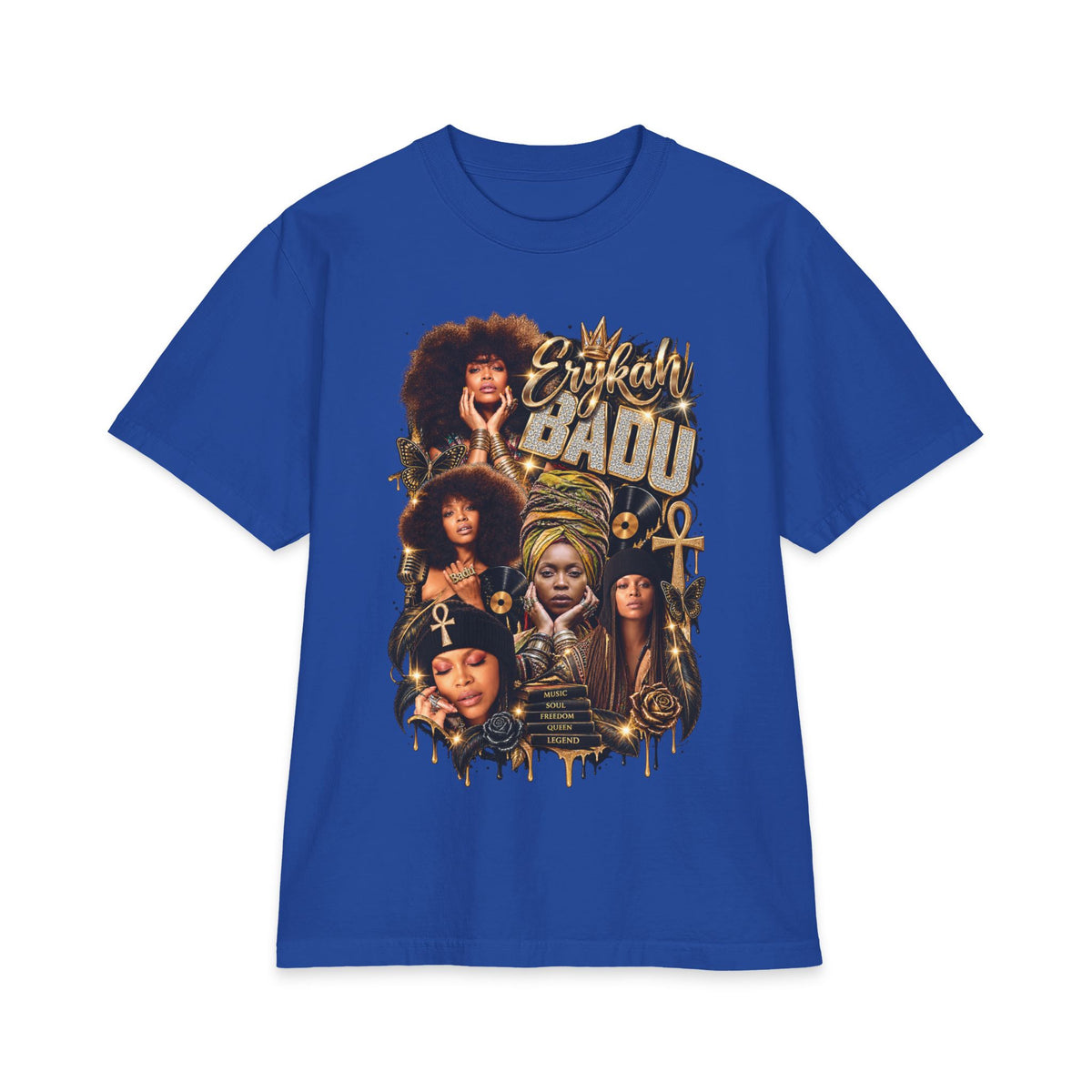 Badu Afro Queens Collage T-Shirt | Retro Soul Portraits