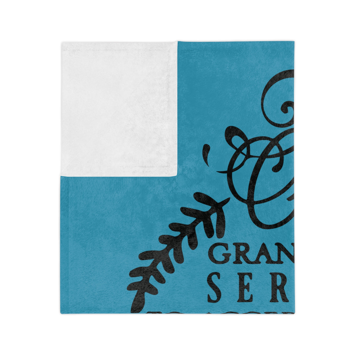 Serenity Prayer Script Blanket | Velveteen Microfiber Throw