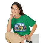 Fortnite Birthday Battle Begins Youth T-Shirt – Custom Number 12