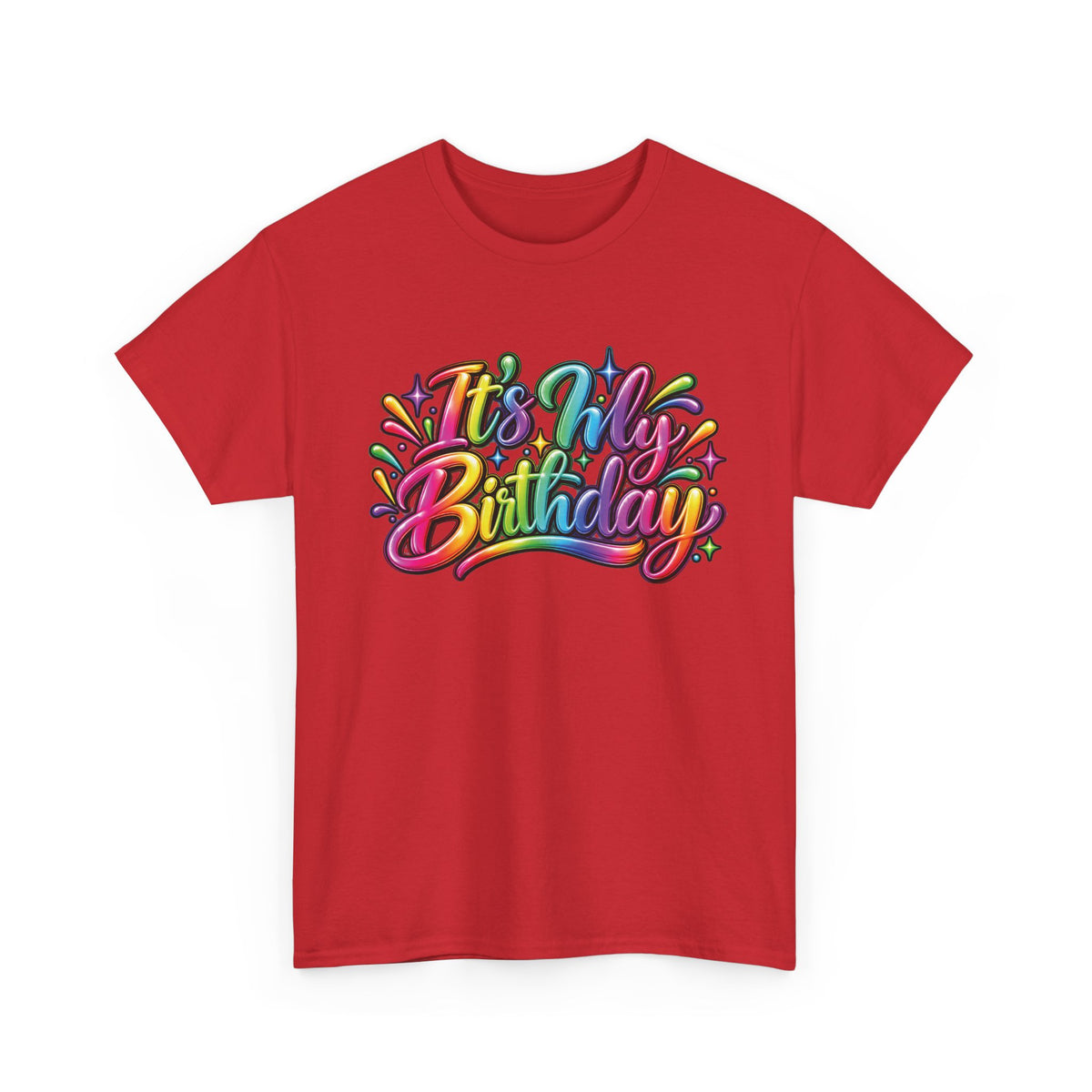 It’s My Birthday Colorful Celebration T-Shirt