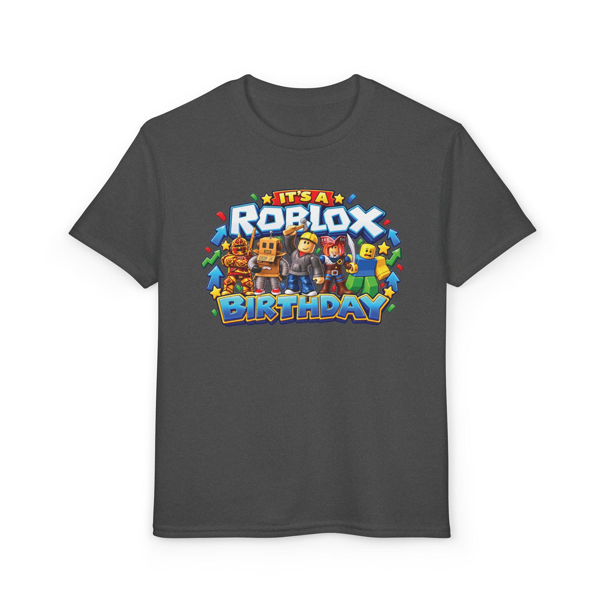 Roblox Birthday Leveling Up to 10 Youth T-Shirt