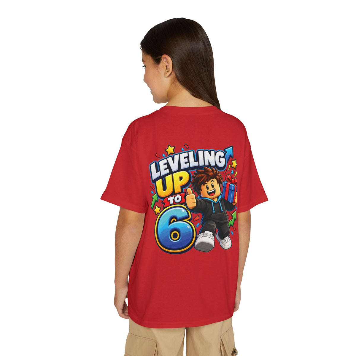 Roblox Birthday Leveling Up to 6 Youth T-Shirt