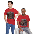 Detroit D Skyline Determined True Grit T-Shirt | City Pride Tee
