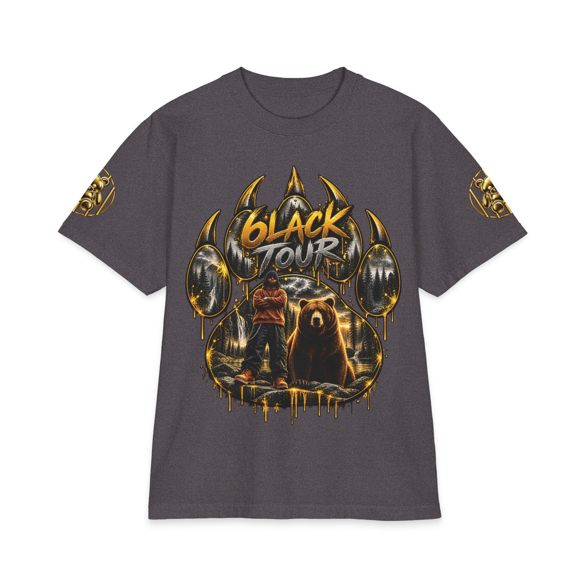 10 Years of 6lack Tour T-Shirt | Bear Forest Concert Tee