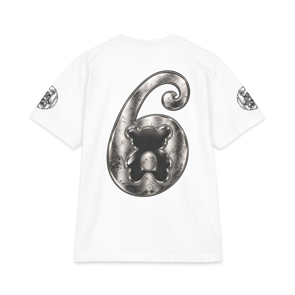 10 Years of 6lack Tour graphic T-Shirt | Number 6 back design