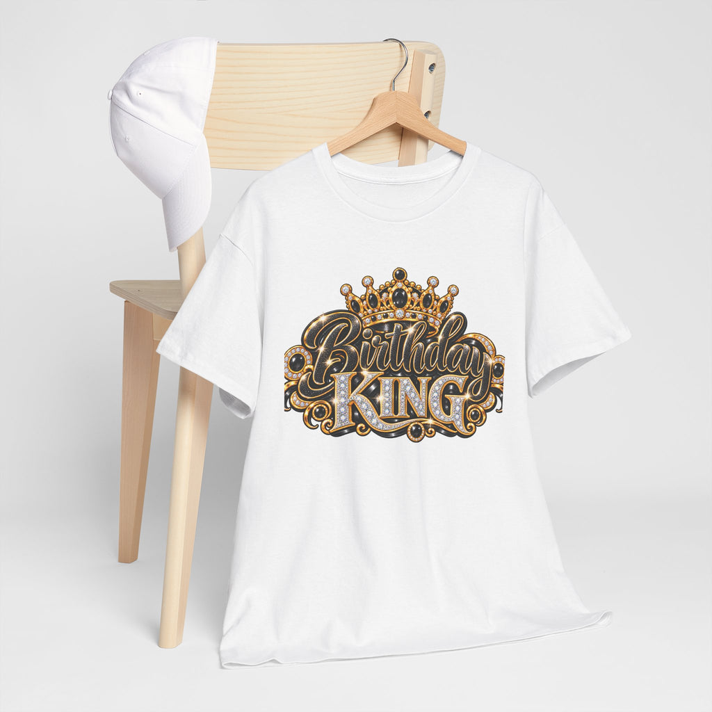 Birthday King Crown Graphic T-Shirt