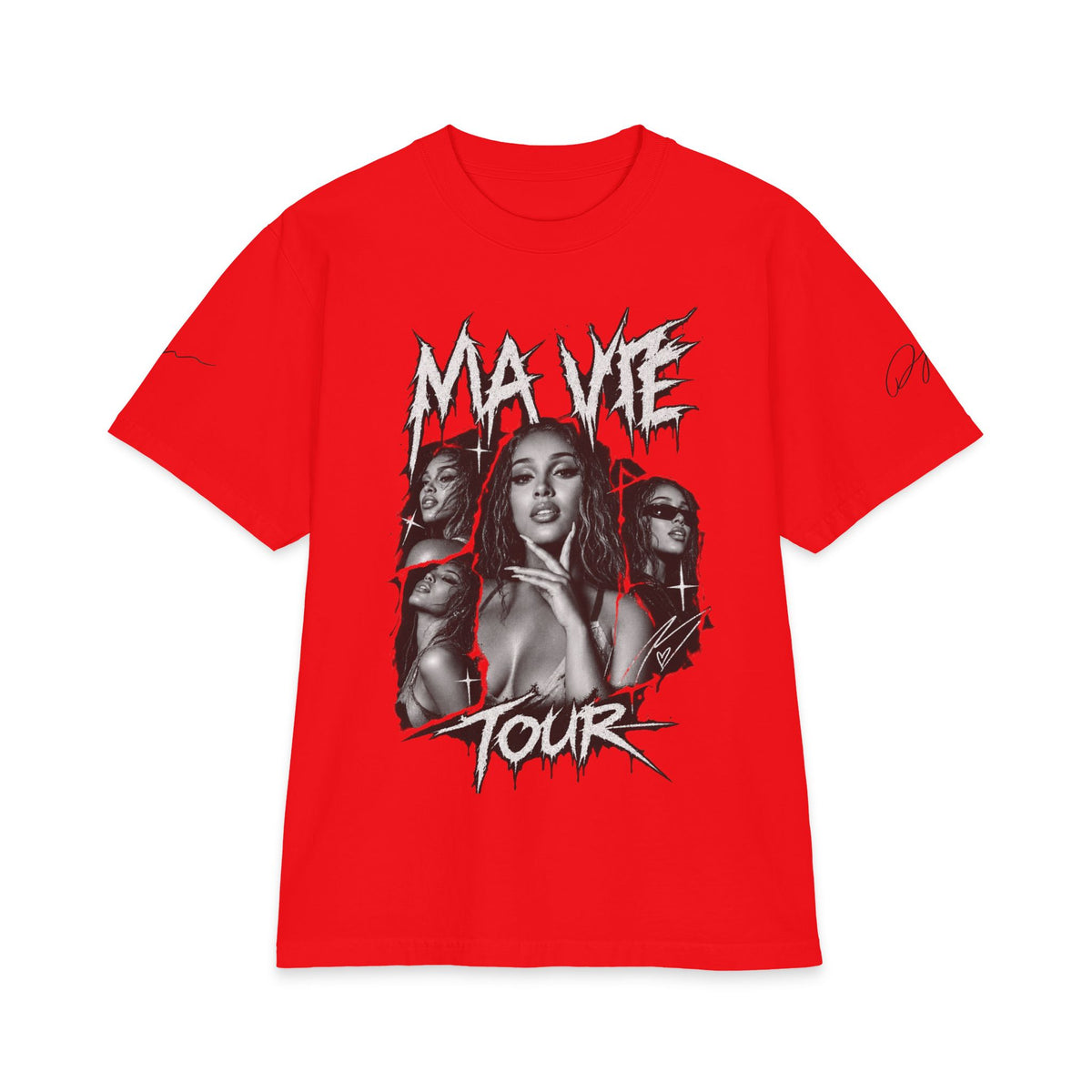 Doja Ma vie Tour band tee | Concert tour shirt, 2026 tour dates backprint