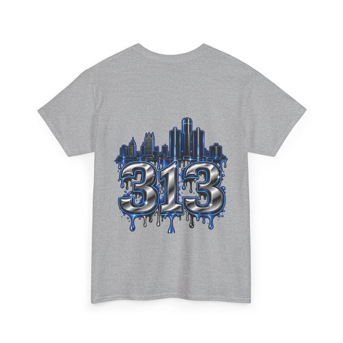 Detroit Brass Knuckles graphic tee | 313 Skyline Drip T-Shirt