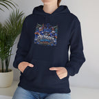 Detroit Skyline Collage Hoodie | Motor City Landmarks sweatshirt