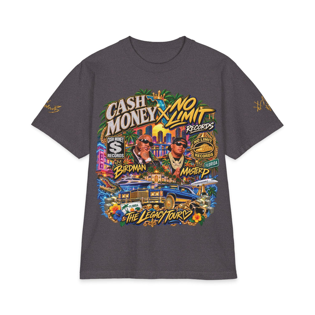 No Limit Cash Money Tour Shirt | Rap Crew Vintage Concert Tee
