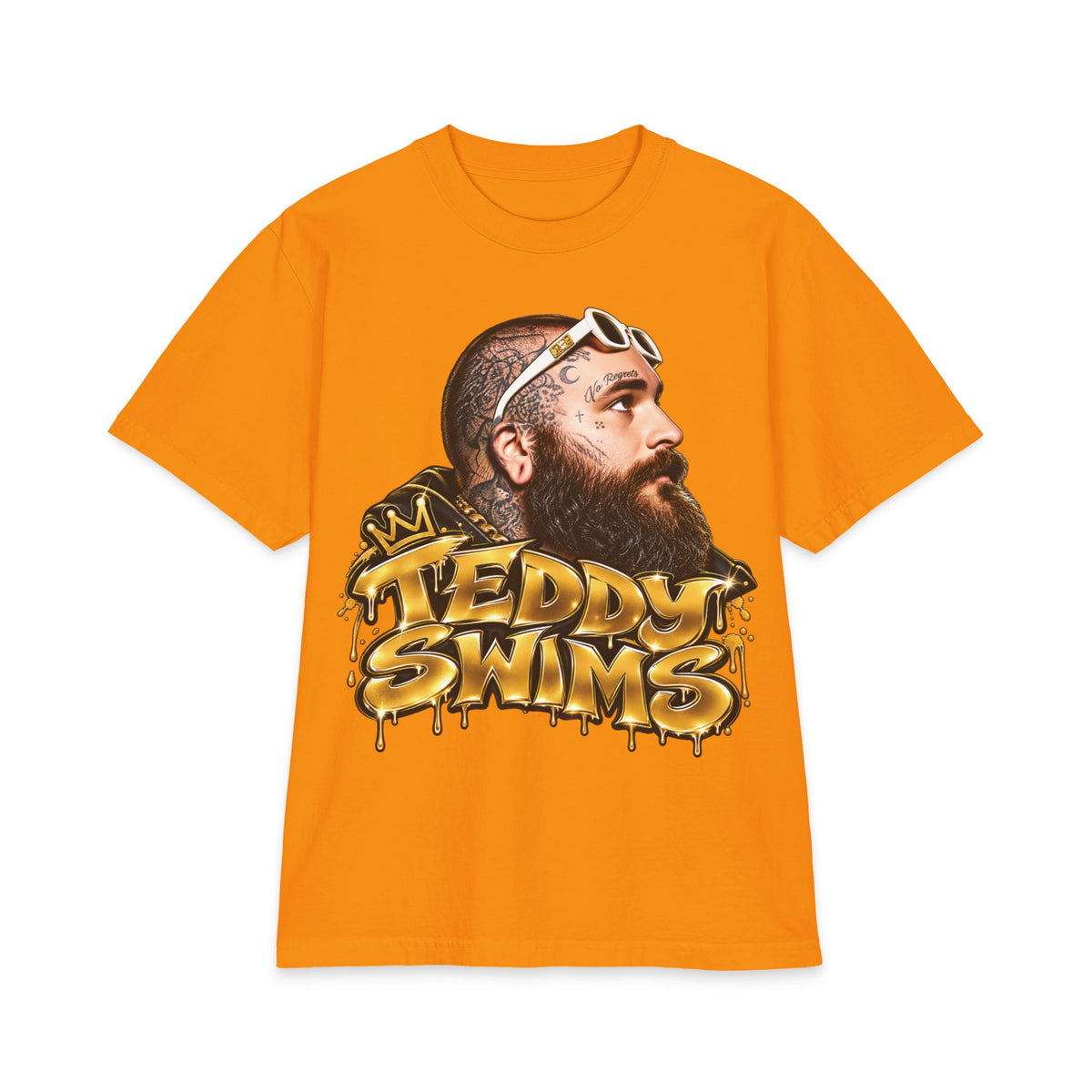 Teddy Swims Portrait Tee | Graffiti Logo T-Shirt